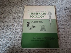 A Laboratory Study of Vertebrate Zoology Spiral Textbook Duane Smith (c. 1972)