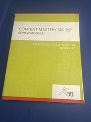 RN Mental Health Nursing Edition 11. 0 by ATI Nursing Education