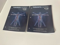 Toronto Notes for Medical Students Medicine & Surgery 2020 36th Edition Lot