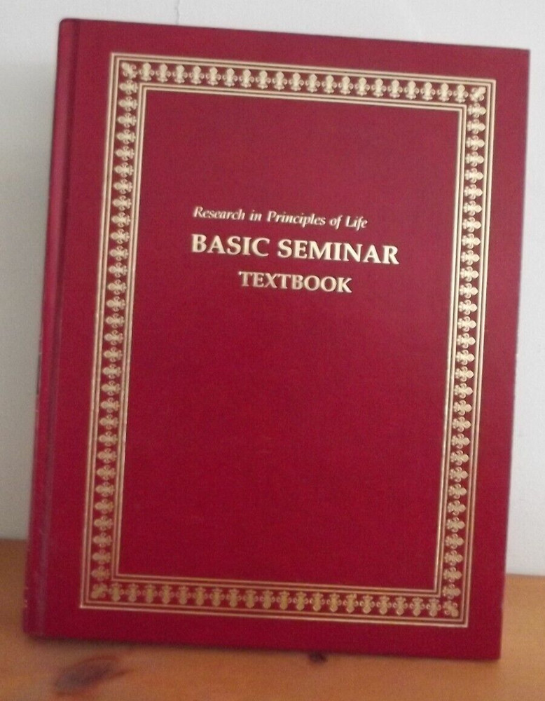 Research In Principles of Life Basic Seminar Textbook Bill Gothard