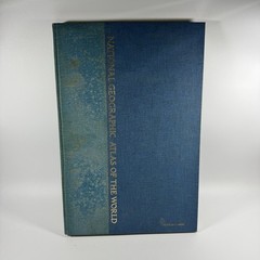 1963 National Geographic Atlas Of The World/w Slip Case Third Revised Edition