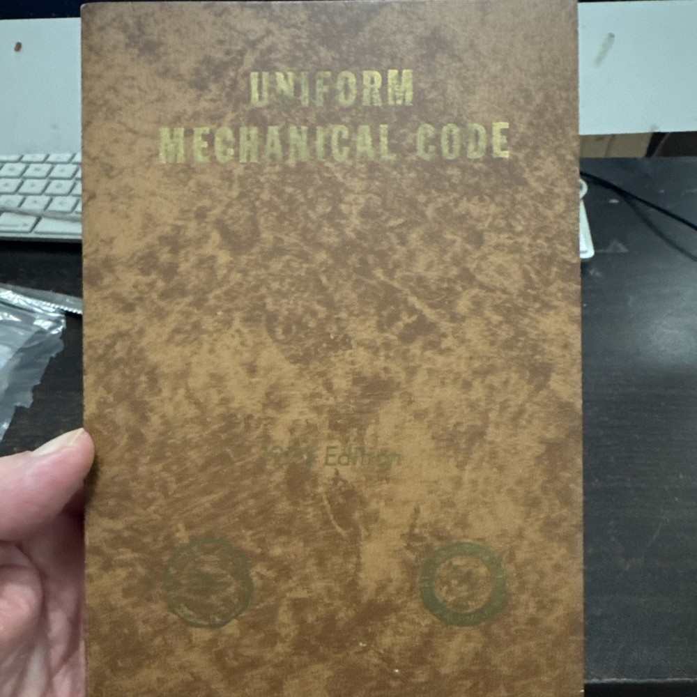 Vintage Uniform Mechanical Code 1973-International Assoc of Plumbing & Mech