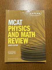 Used 2023-2024 Kaplan Mcat study book set, including notebook booklet