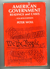 American Government Readings & Cases 4th Ed Peter Woll Paperback Book 574 pages
