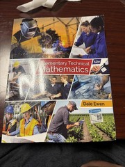 Elementary Technical Mathematics, 12th by Dale Ewen (2018, Trade Paperback)