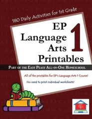 EP Language Arts 1 Printables – Paperback By Rutherford, Tina – VERY GOOD