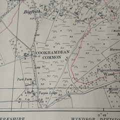 1951 OS Map Marlow, Cookham map # 52 Bucks/24 Berks SW Provisional Edition