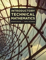 Introductory Technical Mathematics by John Peterson: Used