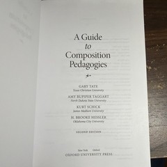 Guide to Composition Pedagogies by Amy Rupiper Taggart (2013, Trade Paperback)