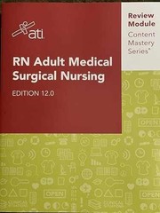 RN Adult Medical Surgical Nursing – Paperback, by Allissa Althoff – Very Good f