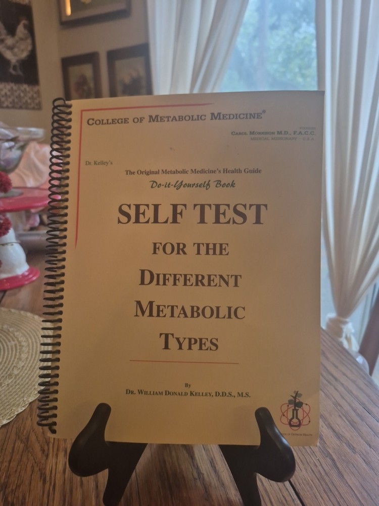 OLD STOCK DR KELLEY SELF TEST FOR DIFFERENT METABOLIC TYPES CANCER NEW