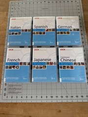Lot Of 6 Berlitz For Your Trip Language, Learning Audio Cd & Booklet Ex Library