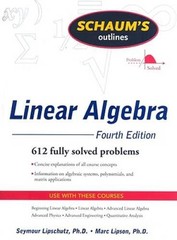 Schaum’s Outline of Linear Algebra Fourth Edition (Schaum’s Outline – GOOD
