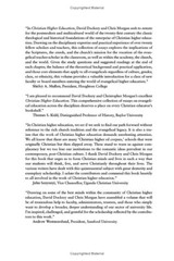 Christian Higher Education : Faith, Teaching, and Learning in the Evangelical…
