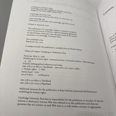 Mobilizing for Human Rights : International Law in Domestic Politics by Beth A.