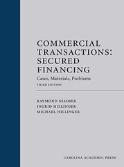 Commercial Transactions: Secur – ACCEPTABLE