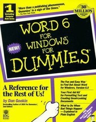 Word 6 for Windows for Dummies by Dan Gookin