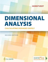 Dimensional Analysis : Calculating Dosages Safely Paperback Tracy