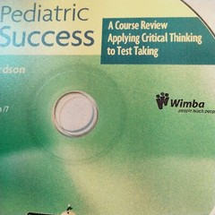 Pediatric Success Course Review Apply Critical Thinking Test Taking Richardson