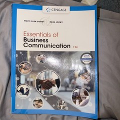 Essentials of Business Communication by Mary Ellen Guffey and Dana Loewy