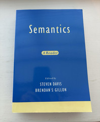 Oxford Semantics: A Reader Steven Davis Brendan S. Gillon 1997 PB
