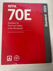 NFPA 70E 2024 Edition Standard for Electrical Safety in the Workplace Paperback
