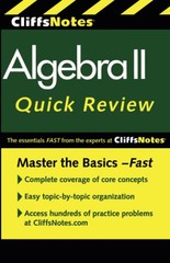 CliffsNotes Algebra II Quick Review, 2nd Edition by Edward Kohn