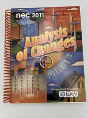 Analysis of Changes, Nec-2011 – Electrical systems