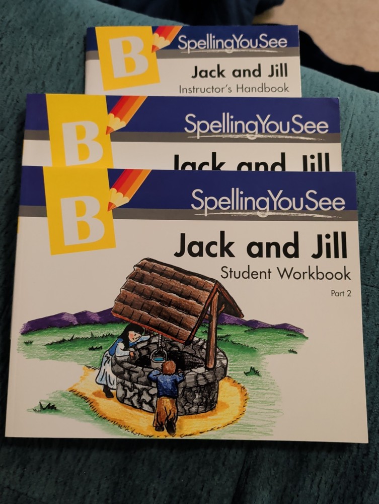HOMESCHOOLING CURRICULUM, SPELLING YOU SEE, GRADE 2, JACK AND JILL B GOOD