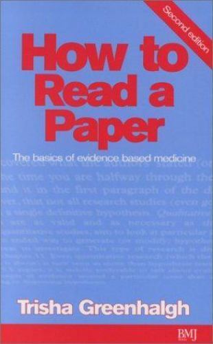 How to Read a Paper – Trisha Greenhalgh, 9780727915788, paperback