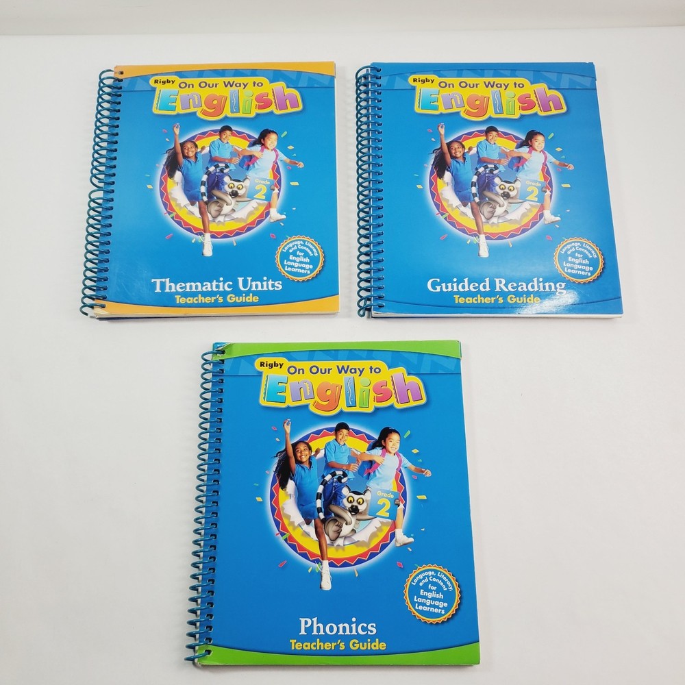 Lot of 3 Rigby On Our Way to English Grade 2 Teachers Guides Thematic Phonics