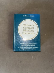 Webster’s Compact Dictionary by Inc. Merriam-Webster (1987, Hardcover)