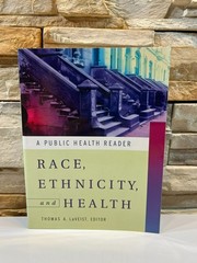 Race, Ethnicity, and Health by Thomas A. LaVeist 2002 PB Public Health Reader