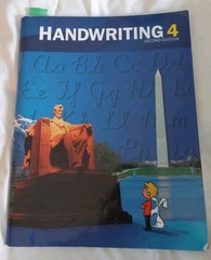 BJU Press Handwriting 4 Student WorkText (2nd Edition) 268599 Bob Jones