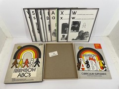 Vintage Rainbow ABC’s Curriculum Supplement Box Set w/ Flashcards & Book CTP 726