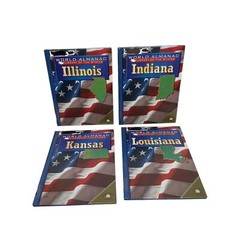 Set of 19 World Almanac Library of the States Hardcover Books 2002