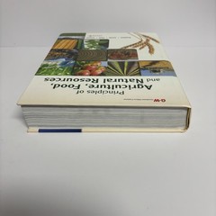 Principles of Agriculture Food and Natural Resources Hardcover Textbook Rayfield
