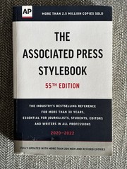 The Associated Press Stylebook 55th Edition 2020-2022