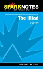 Sparknotes the Illiad (Sparknotes – Paperback, by SparkNotes; Homer – Very Good
