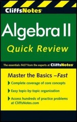 CliffsNotes Algebra II Quick Review, 2nd – 0470876344, David A Herzog, paperback