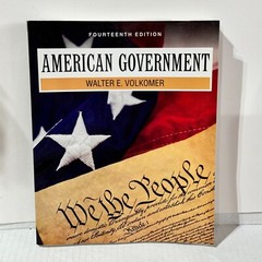 American Government Fourteenth Edition by Walter E. Volkomer Paperback Book