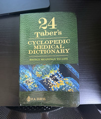 F.A. Davis Taber’s Cyclopedic Medical Dictionary 24th Ed 2021 Paperback