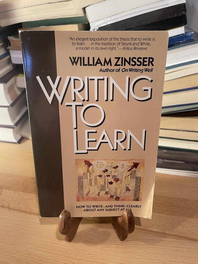 Writing to learn – By Zinsser, William Knowlton – Paperback Pre Owned