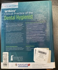 Wilkens’ Clinical Practice of the Dental Hygienist by Charlotte J. Wyche,…