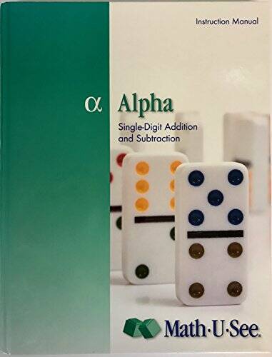 Alpha: Single-Digit Addition and Subtraction Instruction Manual – VERY GOOD