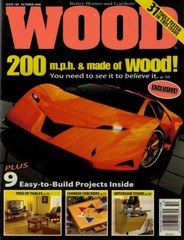 WOOD Magazine ~ All 7 Issues of 2008~ 720 Pages! ~ Excellent Condition