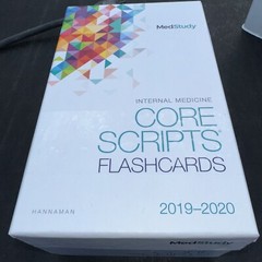 Medstudy internal medicine flash cards 2019-2020