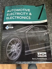 Todays Technician Automotive Electricity & Electronics Classroom Manual 7th Ed.