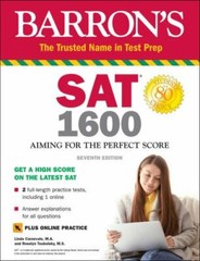 SAT 1600 with Online Test: Aiming for the Perfect Sco- paperback, 1438012233, MA