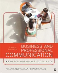 Business and Professional Communication: Keys for Workplace Excellence by Miller